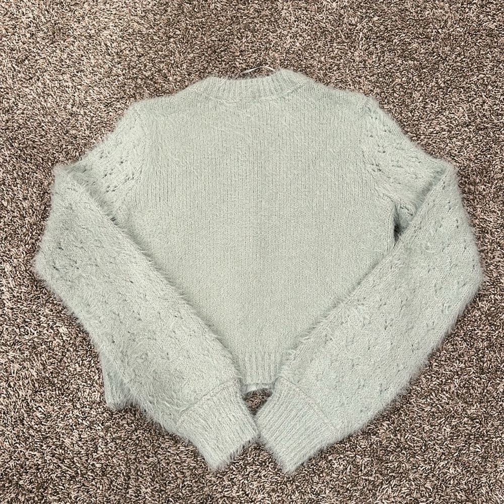 Free People Celeste Cardigan in Seafoam - Picture 8 of 8